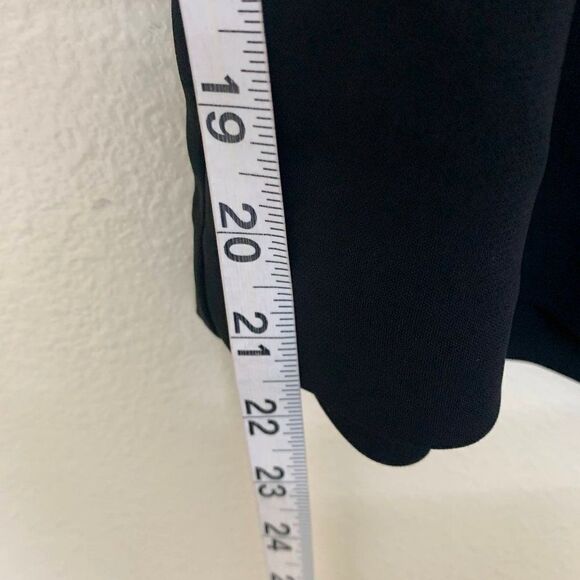 3/$35 Alfani Womens Plus Bermuda Pleated Wide Leg Shorts 18W Black - Picture 10 of 14